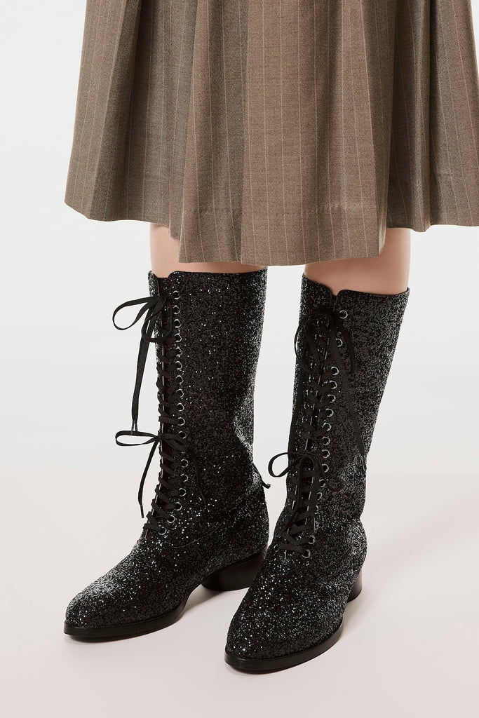 18 HOLE BACK ZIP BOOTS - BLACK DIAMOND / M26H9OJ013-MASU Official Online Store