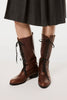 18 HOLE BACK ZIP BOOTS - BROWN / M26H9OJ013-MASU Official Online Store