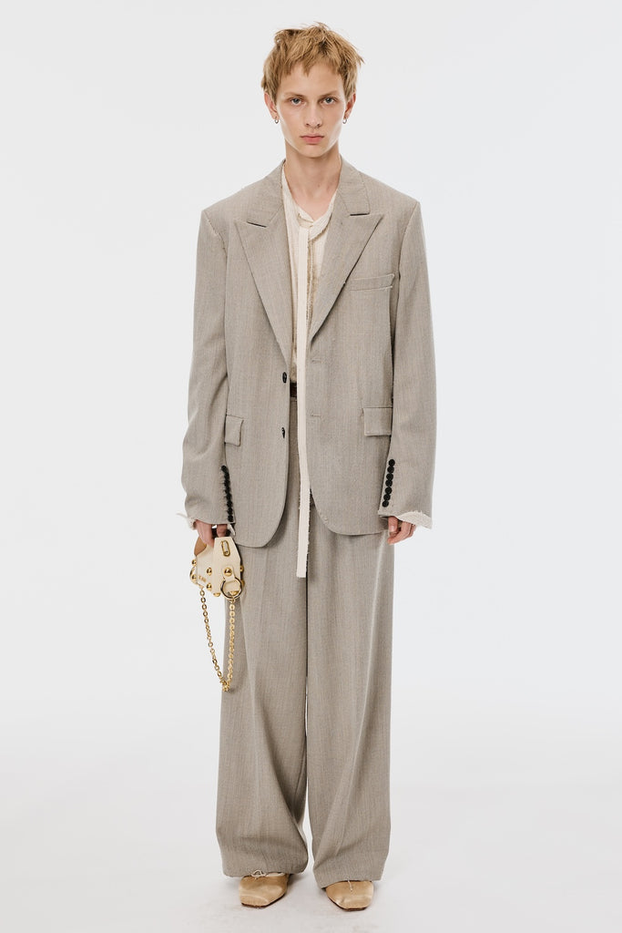 AGED CANVAS TAILORED JACKET - WHITE BIRCH / M26U6JK002-MASU Official Online Store
