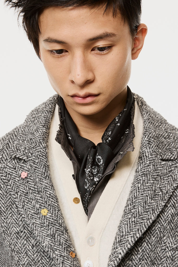 BANDANA SILK SCARF - BLACK / M26H9OJ001-MASU Official Online Store