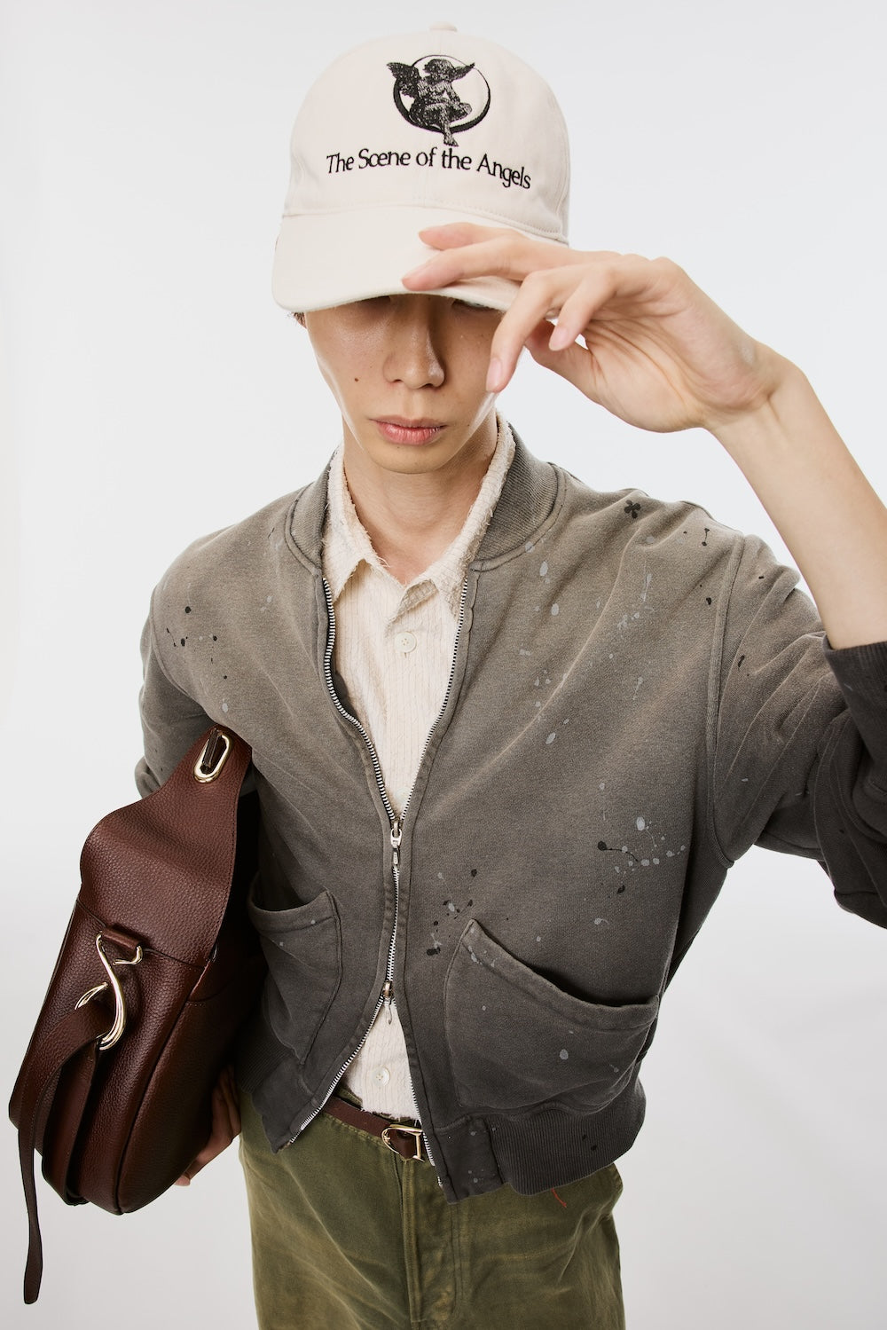 ジャケット・アウター MASU CLOVER SPLATTER SWEAT BLOUSON / BLK Clover Splatter Sweat Blouson - Black - MASU– MASU Official Online