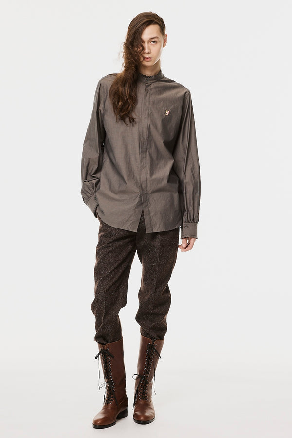 FLOWER ANGEL PRINCE DRESS SHIRT - CHARCOAL / M26H9SL001-MASU Official Online Store