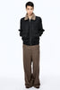 INITIAL WIDE TROUSERS - MOCHA / M25F9PL006-MASU Official Online Store