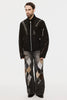 IVY HOLE LEATHER FLIGHT JACKET - BLACK / M26H9BL005-MASU Official Online Store
