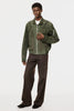IVY HOLE LEATHER FLIGHT JACKET - MOSS GREEN / M26H9BL005-MASU Official Online Store