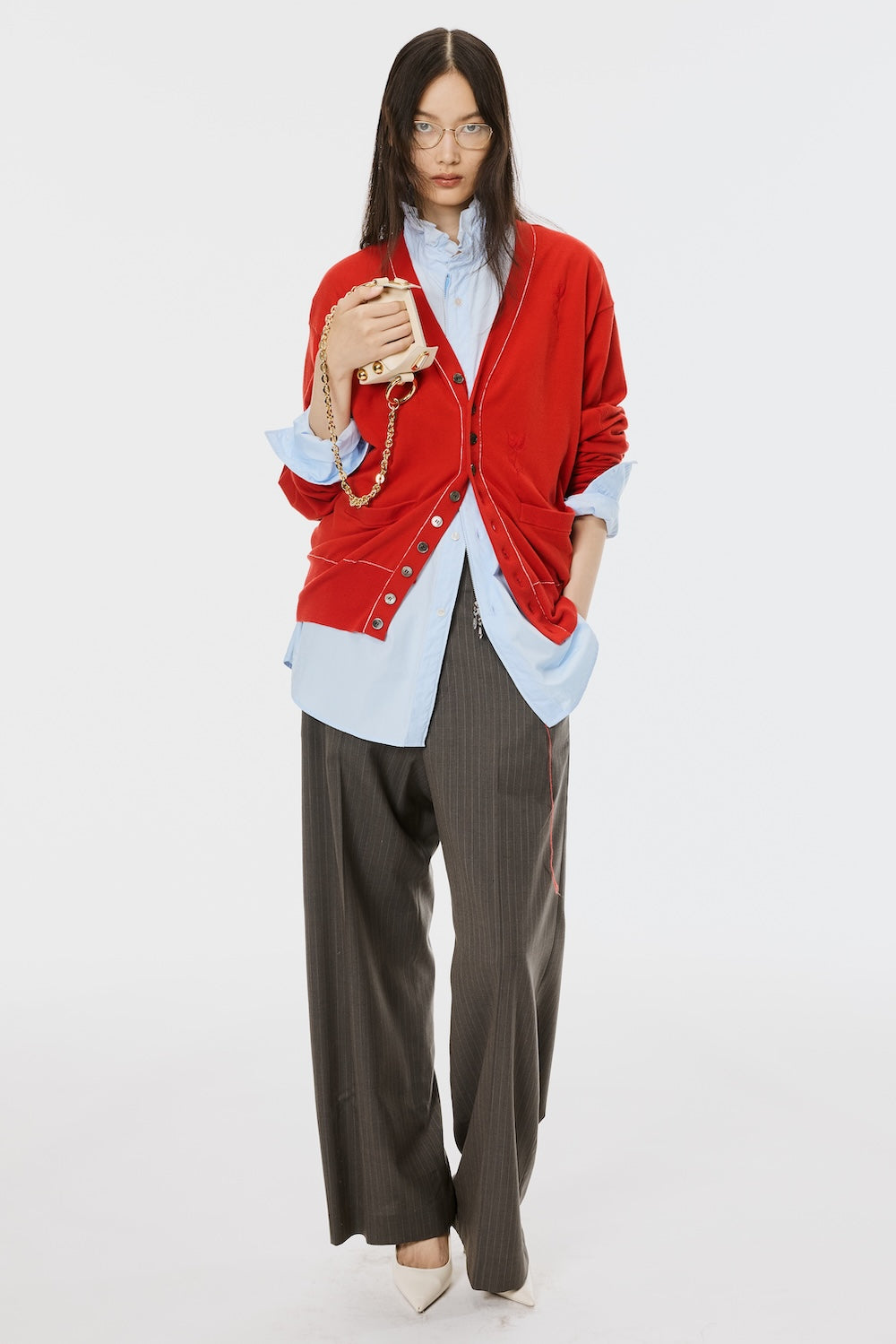 Mb 10 Buttons Cardigan - Red - MASUBOYS– MASU Official Online Store