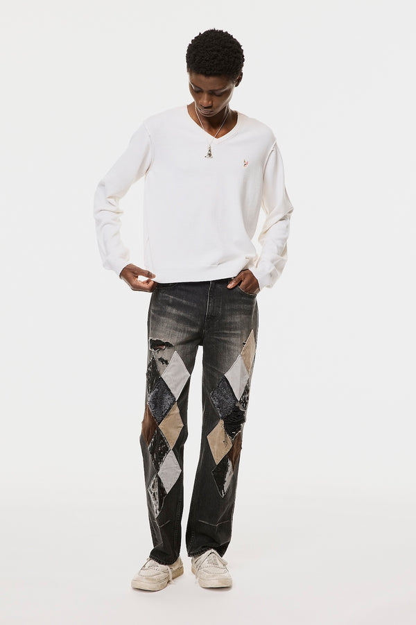 MB DIAMOND STRAIGHT JEANS - BLACK / B26H9PL004-MASU Official Online Store