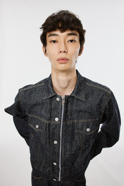 MB ZIP-UP DENIM JAKCET NEP - INDIGO / B26U6BL004-MASU Official Online Store