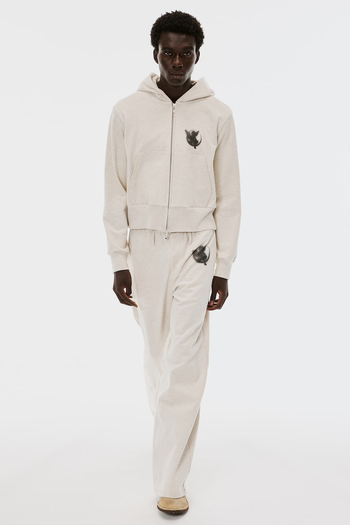 MB ZIP-UP HOODIE - OATMEAL / B26U6CS001-MASU Official Online Store