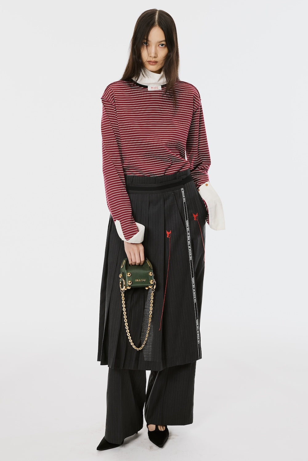 Pleated Apron - Black - MASU– MASU Official Online Store