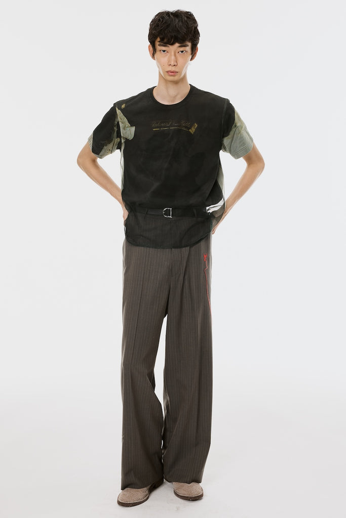 RED ANGEL WIDE TROUSERS - STONE GRAY / M26U6PL001-MASU Official Online Store