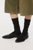 SILK SATIN SLIP-ON SHOES - BLACK / M26H9OJ012-MASU Official Online Store
