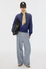 SPARKLING PLAID WIDE EASY PANTS - BLUE / M26U6PL009-MASU Official Online Store