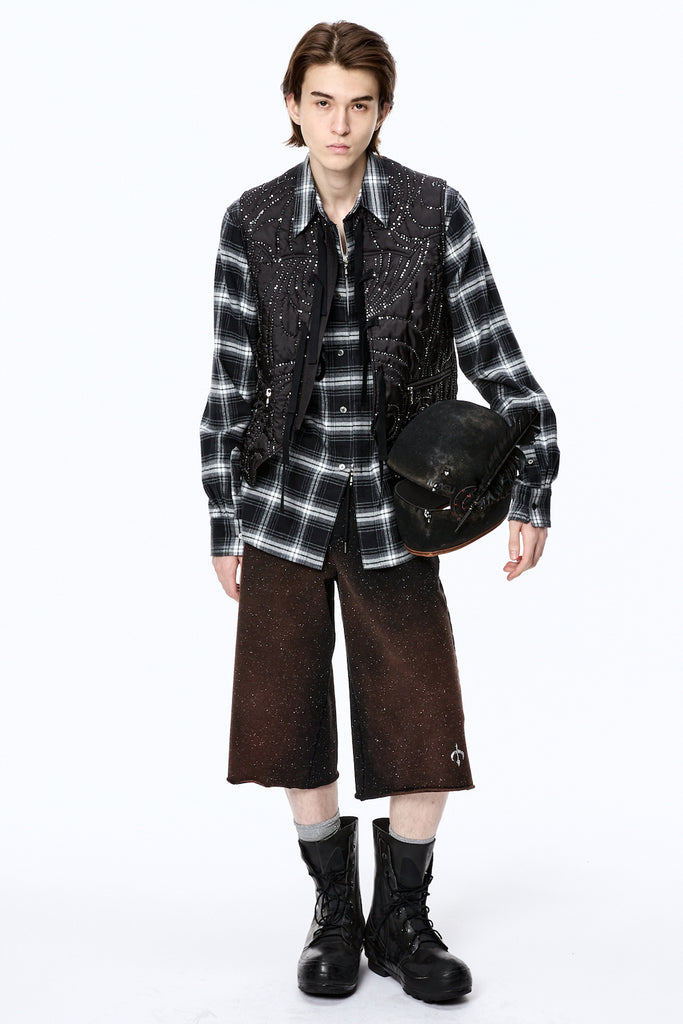 SPRKLING PLANET PADDED VEST - BLACK / M25F9VT002-MASU Official Online Store