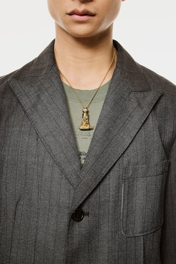 TUBE NECKLACE - GOLD / M26H9OJ006-MASU Official Online Store