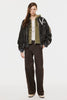 VC VELVET PUFFER BOMBER JACKET - DUSTY BLACK / M26H9BL004-MASU Official Online Store