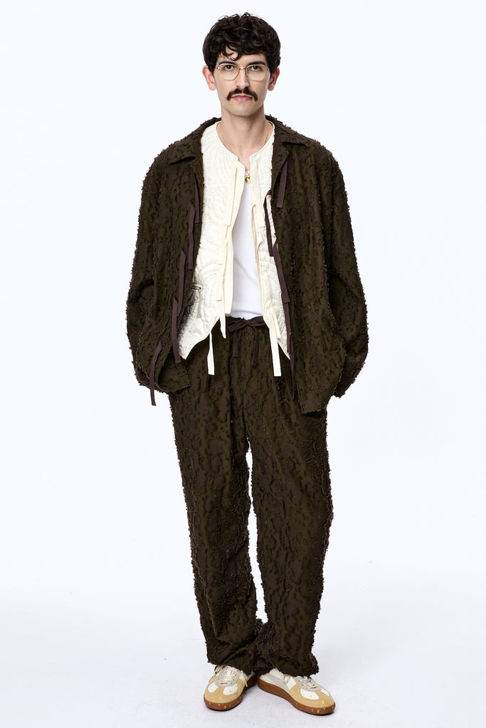 VICK CAMO RIBBON EASY PANTS - BROWN / M25F9PL008-MASU Official Online Store