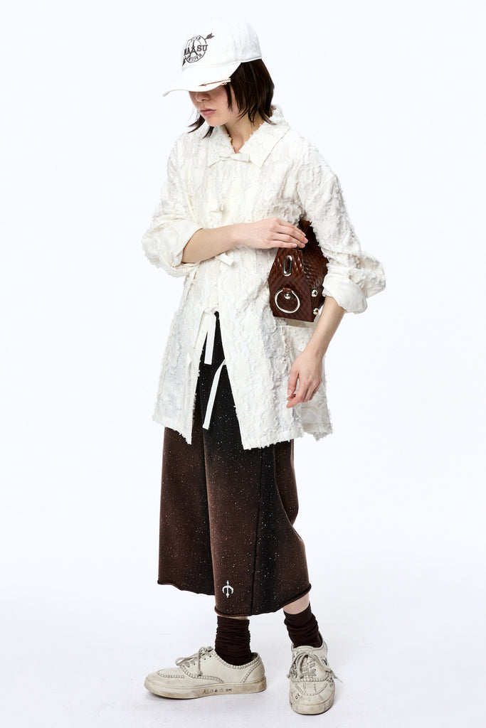 VICK CAMO RIBBON SHIRT - WHITE / M25F9SL003-MASU Official Online Store