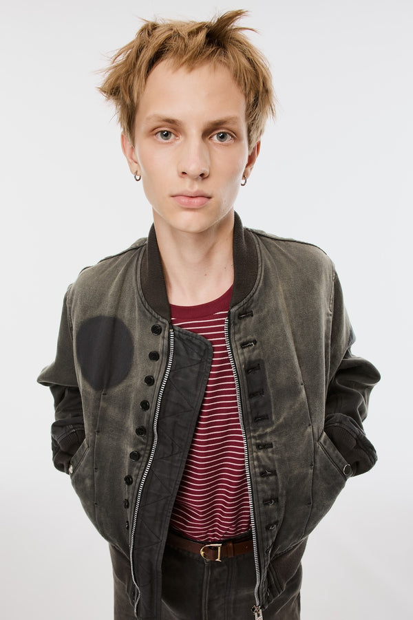 VICTORIAN BOMBER JACKET - ASH GRAY / M26U6BL005-MASU Official Online Store