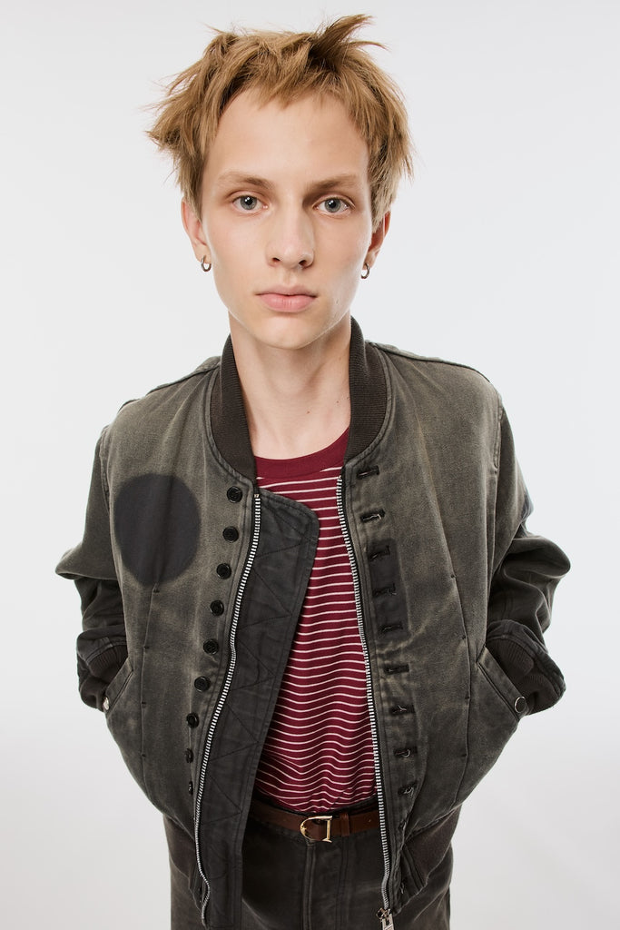 VICTORIAN BOMBER JACKET - ASH GRAY / M26U6BL005-MASU Official Online Store