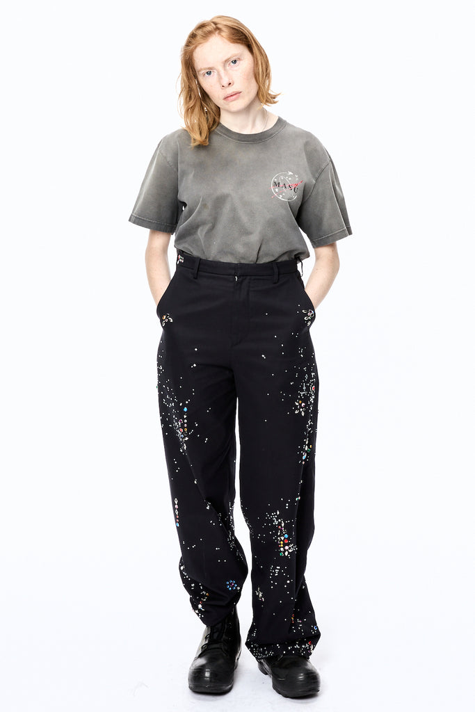 WASTED EXPLORER CREW T-SHIRT - BLACK / M25F9CS010-MASU Official Online Store