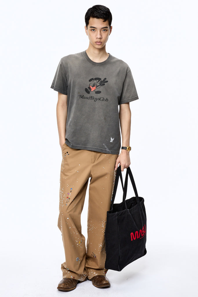 WASTED VICK T-SHIRT - BLACK / M25F9CS012-MASU Official Online Store