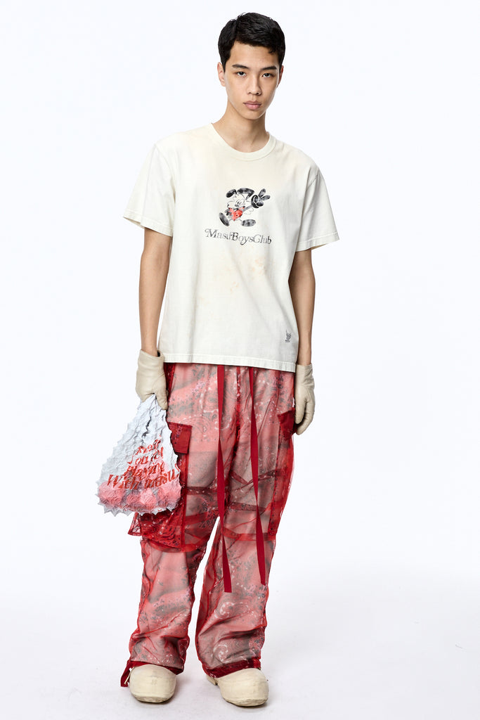 WASTED VICK T-SHIRT - WHITE / M25F9CS012-MASU Official Online Store