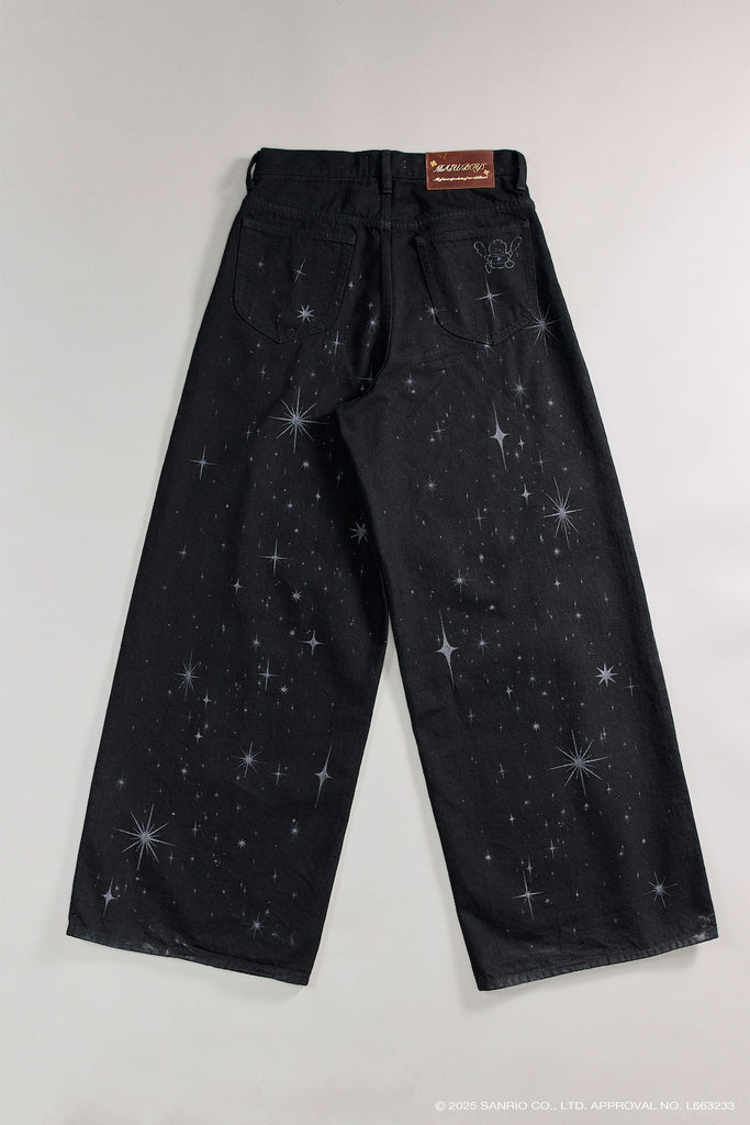 SANRIO ・ MASU ・ CITYSHOP BAGGY DENIM - BLACK / 25-030-042-9900-4-0-MASU Official Online Store