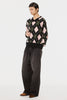 ACCORDION TUCK WORK PANTS - CHARCOAL / M26H9PL008-MASU Official Online Store