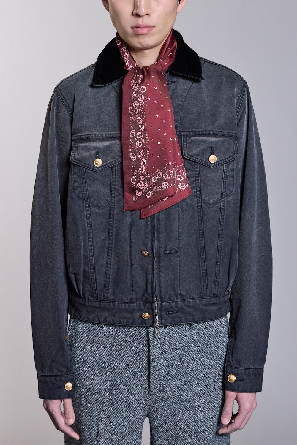 Bandana Silk Scarf - Red - MASU– MASU Official Online Store