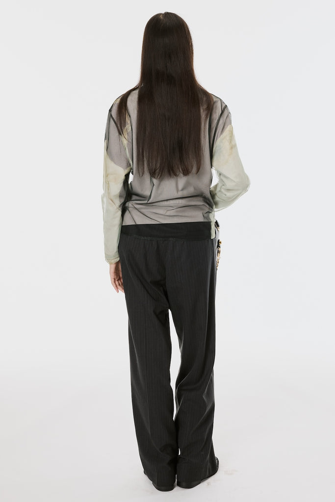 BLURRED ANGEL CARDIGAN - WHITE / M26U6CS007-MASU Official Online Store