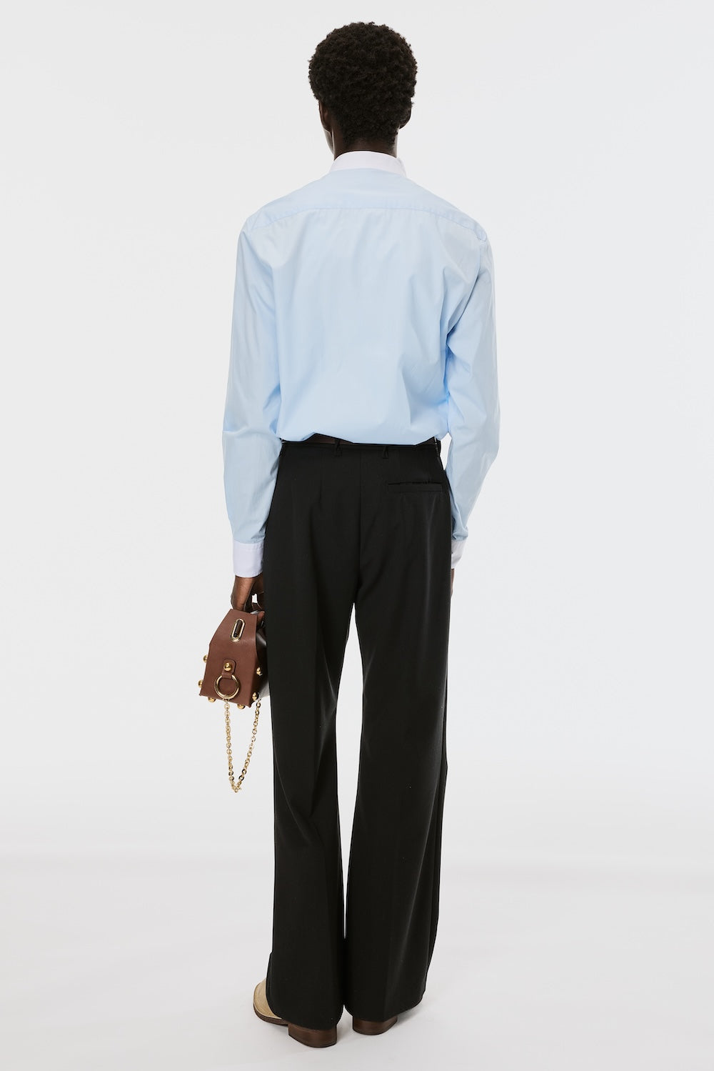 Canvas Flare Trousers - Black Ebony - MASU– MASU Official Online Store