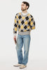 DIAMOND SCRAPED SWEATER - LEMON / M26H9KN002-MASU Official Online Store