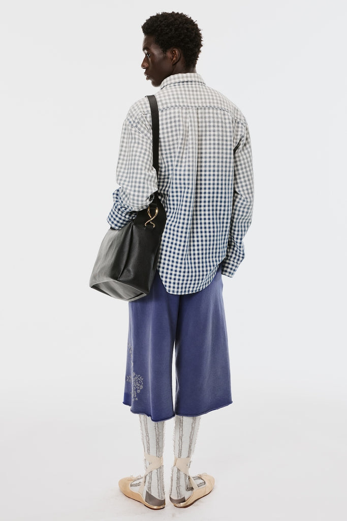 FLOWER EMBROIDERY SWEAT SHORTS - FRENCH BLUE / M26U6PS001-MASU Official Online Store