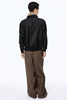 INITIAL WIDE TROUSERS - MOCHA / M25F9PL006-MASU Official Online Store