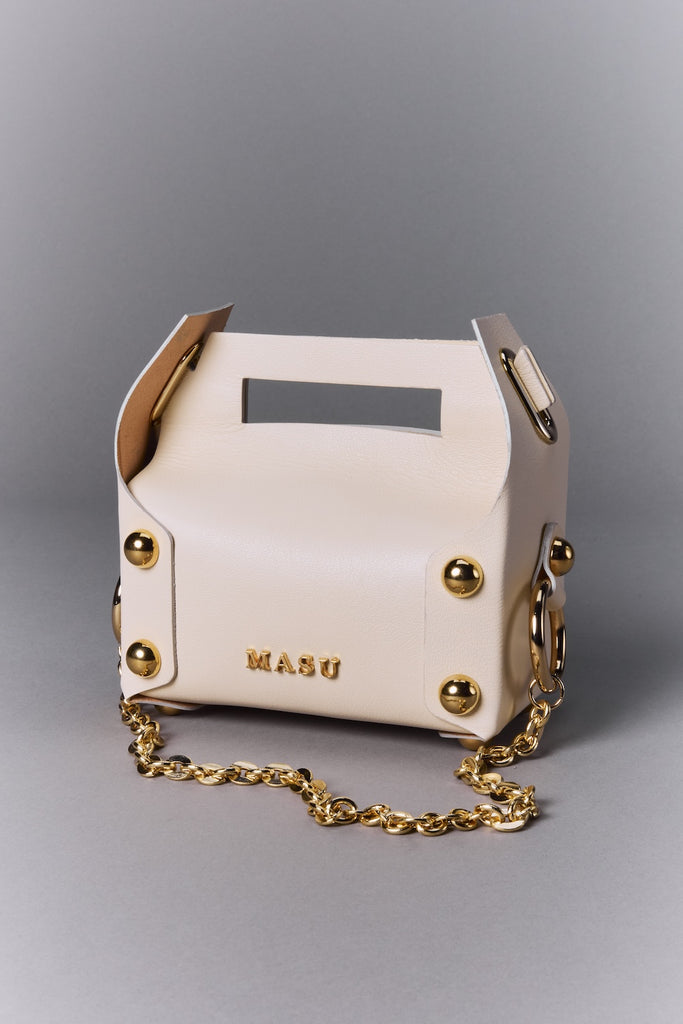 LEATHER CAKE BAG - CREAM / M26U6OJ008-MASU Official Online Store