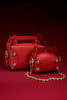 LEATHER CAKE BAG - HOLY RED / M25X1OJ002-MASU Official Online Store