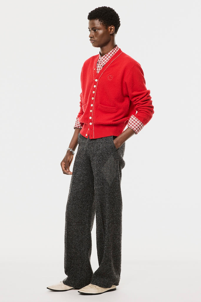 MB 10 BUTTON CARDIGAN - RED / B26H9KN001-MASU Official Online Store
