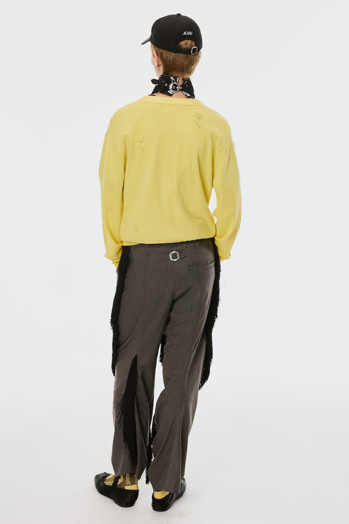 MB 10 BUTTONS CARDIGAN - LEMON / B26U6KN001-MASU Official Online Store