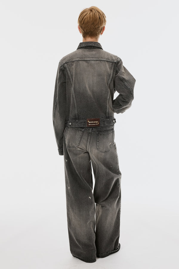 MB BAGGY JEANS VINTAGE - BLACK / B26U6PL002-MASU Official Online Store