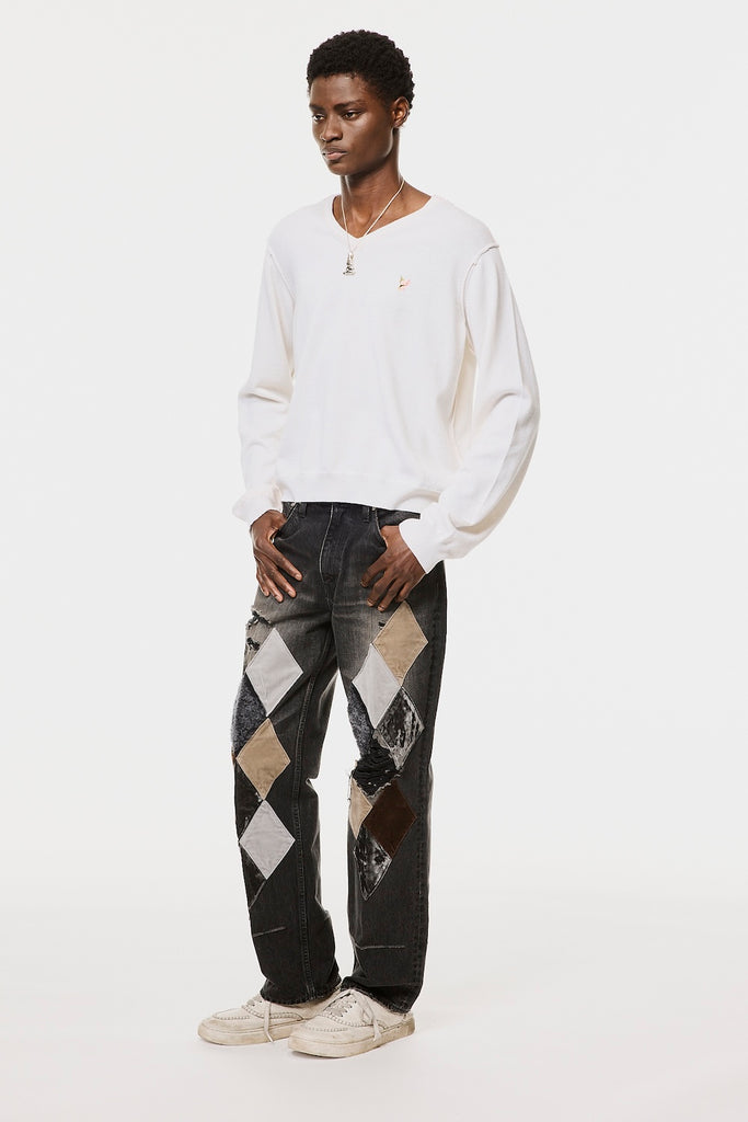MB DIAMOND STRAIGHT JEANS - BLACK / B26H9PL004-MASU Official Online Store