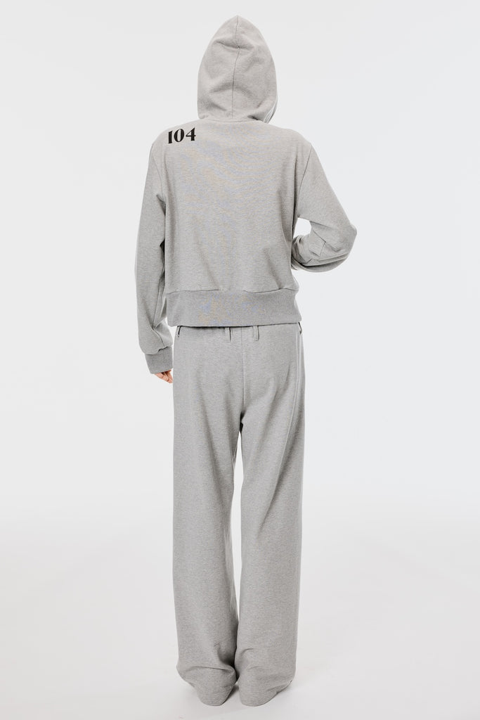 MB ZIP-UP HOODIE - GRAY / B26U6CS001-MASU Official Online Store