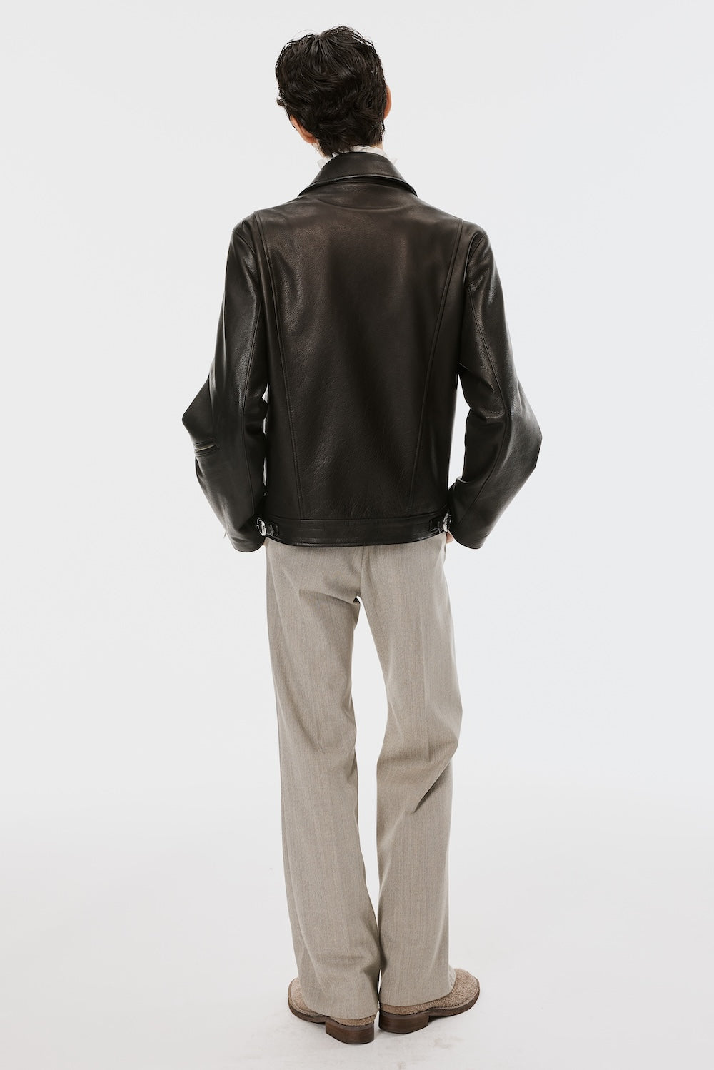 Motorcycle Leather Jacket - Black - MASU– MASU Official Online Store
