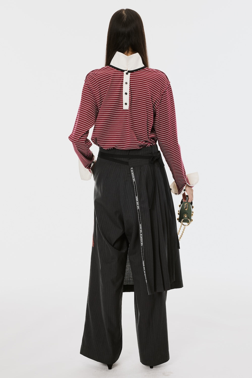 Pleated Apron - Black - MASU– MASU Official Online Store