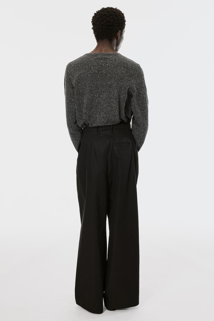 SILK NEP SWEATER - BLACK / M26U6KN002-MASU Official Online Store