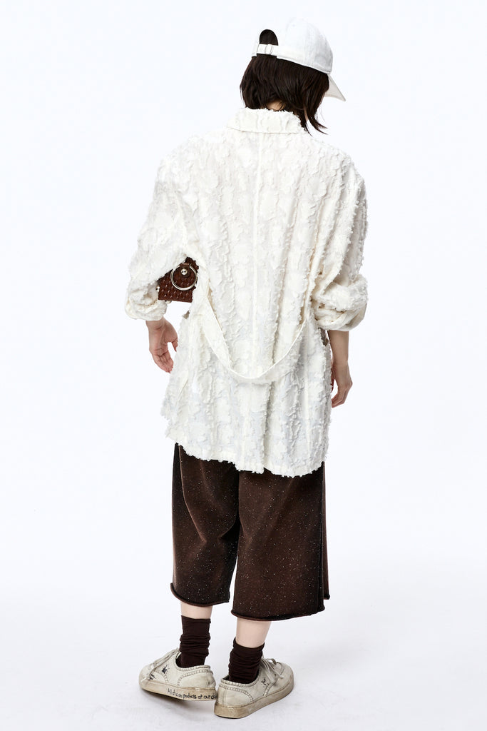 VICK CAMO RIBBON SHIRT - WHITE / M25F9SL003-MASU Official Online Store