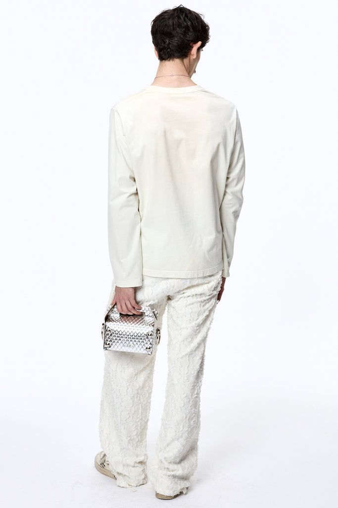 WASTED EXPLORER CREW LONG SLEEVE T-SHIRT - WHITE / M25F9CS009-MASU Official Online Store