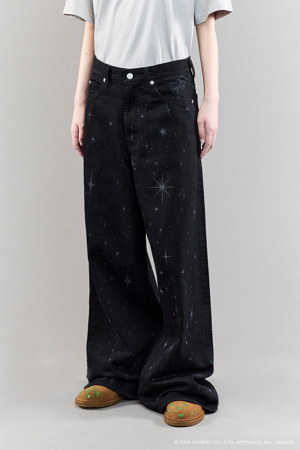 SANRIO ・ MASU ・ CITYSHOP BAGGY DENIM - BLACK / 25-030-042-9900-4-0-MASU Official Online Store
