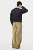 ACCORDION TUCK WORK PANTS - OLIVE / M26H9PL008-MASU Official Online Store