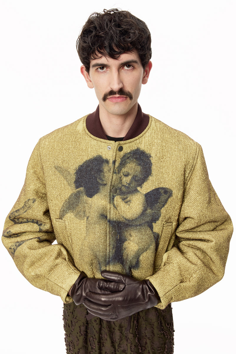 【MASU】ANGEL BOMBER JACKET - YELLOW 44 Angel Bomber Jacket - Yellow - MASU– MASU Official Online Store